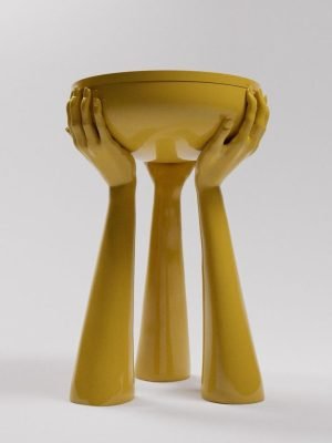 ISA Tabouret gold/yellow