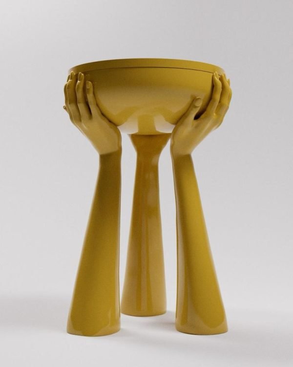 ISA Tabouret gold/yellow