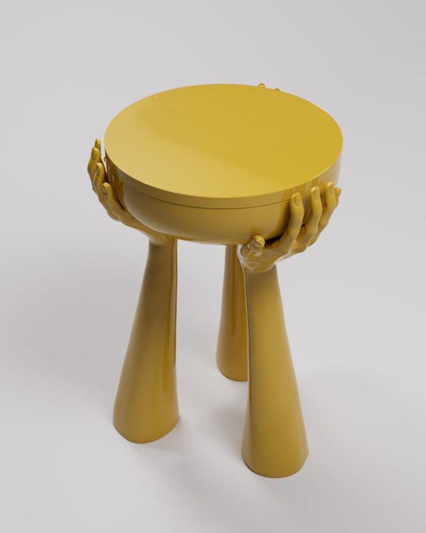 ISA-Tabouret Goud/geel