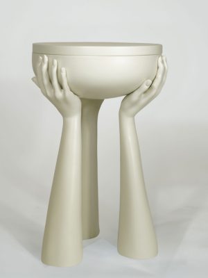 ISA-Tabouret Sand/Ivory