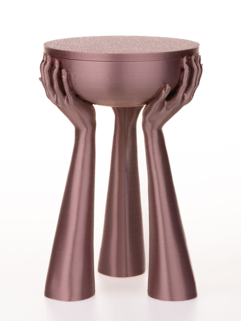 ISA-Tabouret De Mini Rosé/Goud